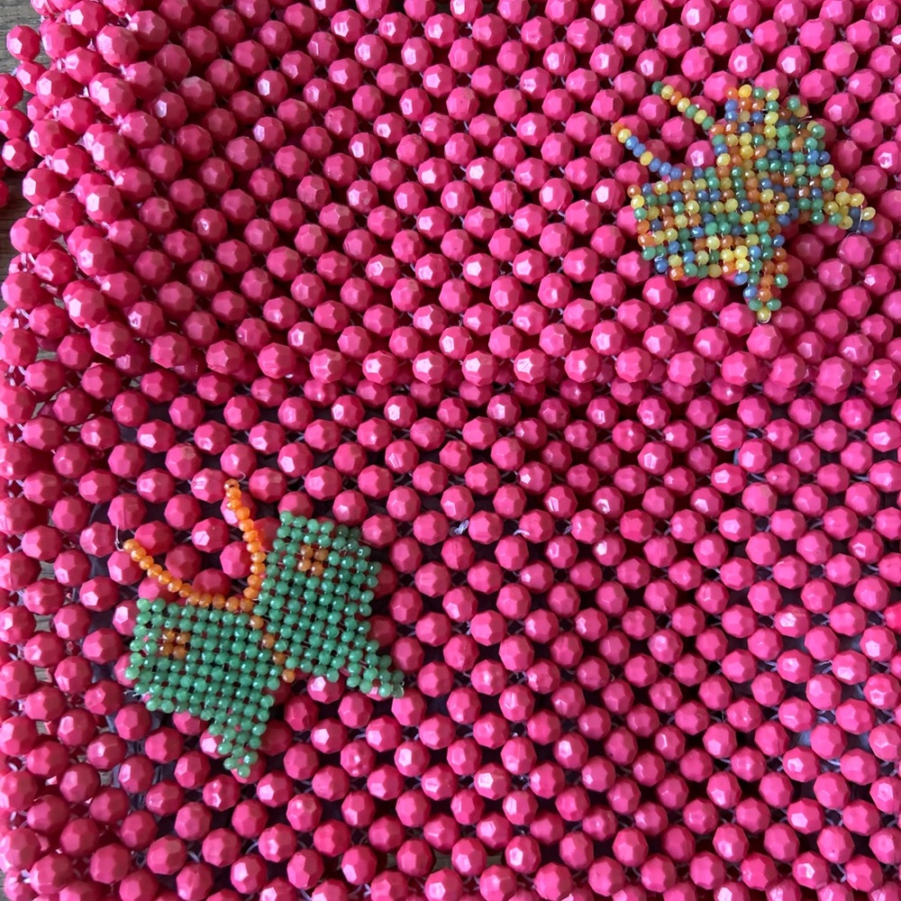 Hot Pink Beaded Purse! - Picture 4 of 5